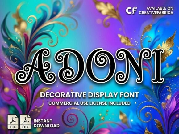 Adoni Font for Bold Branding