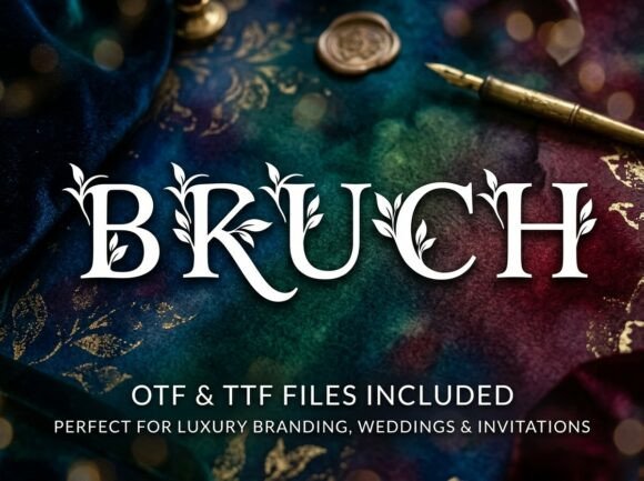 Bruch: A Display Font for Elegant Branding