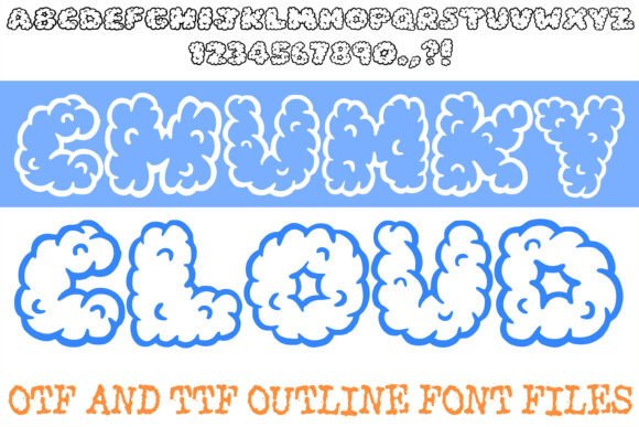 Chunky Cloud Font for Bold Branding