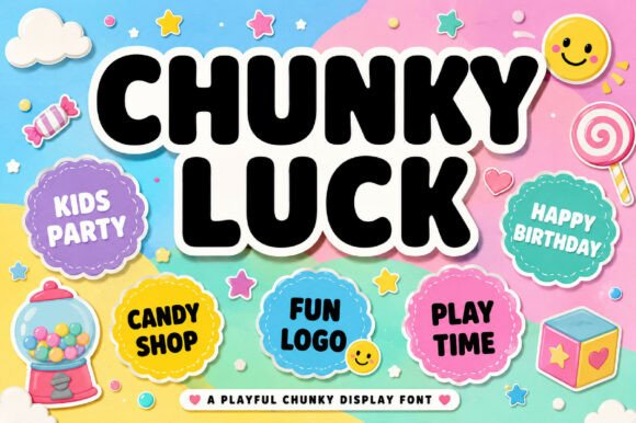Chunky Luck Font for Bold Branding