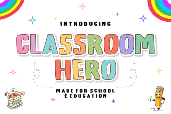 Classroom Hero Font for Business Branding
