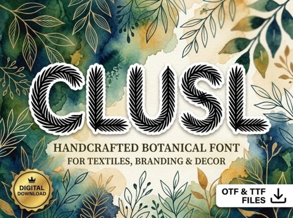 Clusl: A Bold Display Font for Creative Projects
