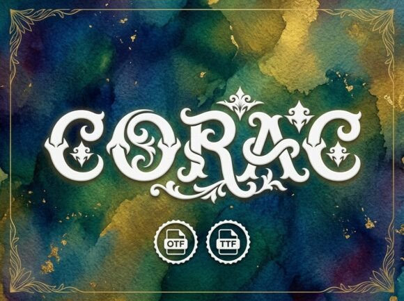 Corac: A Bold Display Font
