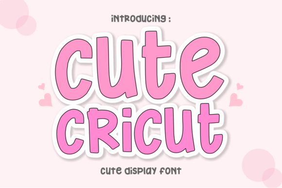 Cute Cricut Font for Creative Projects