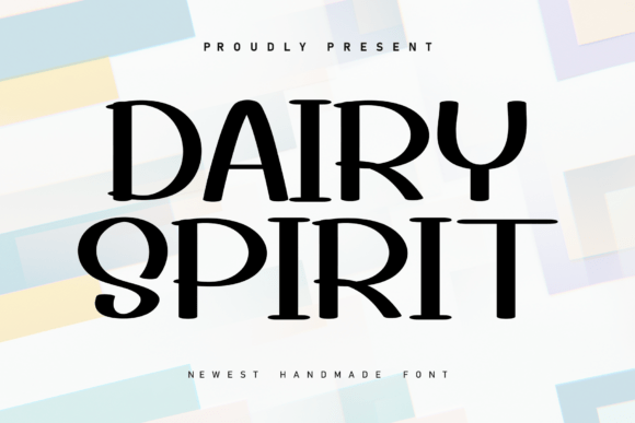 Dairy Spirit Font for Creative Design