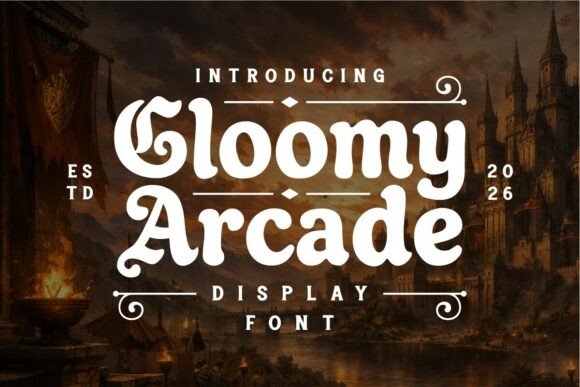 Gloomy Arcade Font for Creative Brands