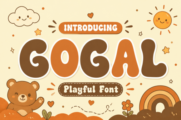 Gogal Font: Bold Retro Display