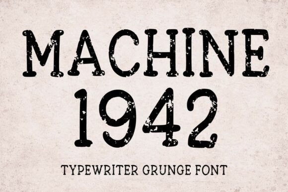 Machine 1942 Font for Web Design