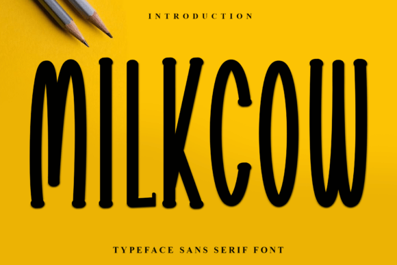 Milkcow Font for Festive Web Design