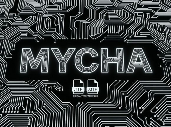 Mycha: A Bold Font for Digital Campaigns