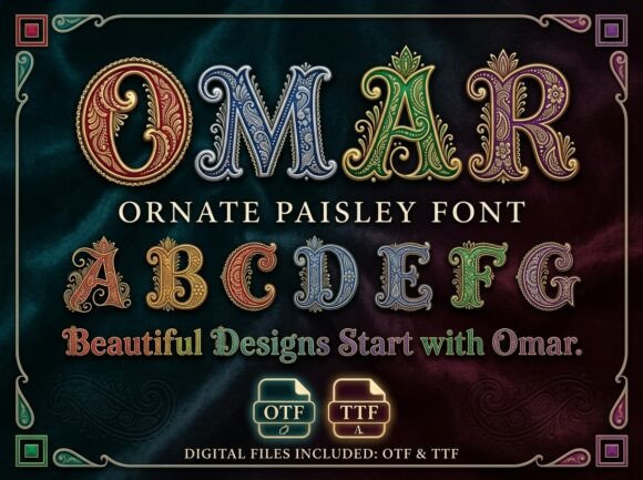 Omar Font: Elegant Display for Creative Projects