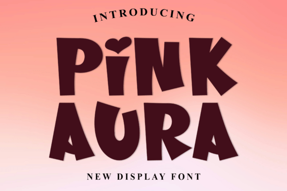 Pink Aura Font for Business Branding