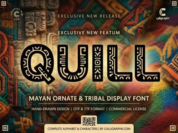 Quill Font for Web Design