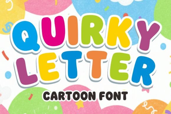 Quirky Letter Font for Playful Campaigns