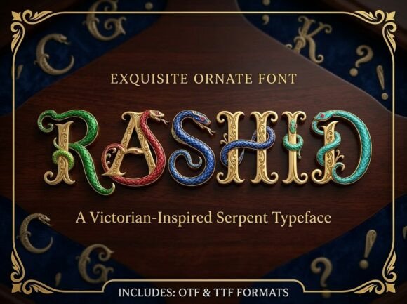 Rashid Font: Victorian Elegance for Digital Campaigns