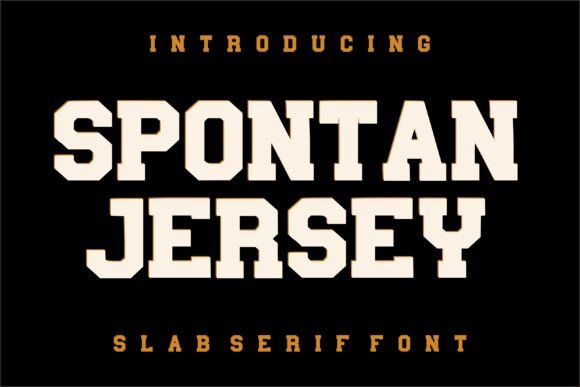 Spontan Jersey Font Review