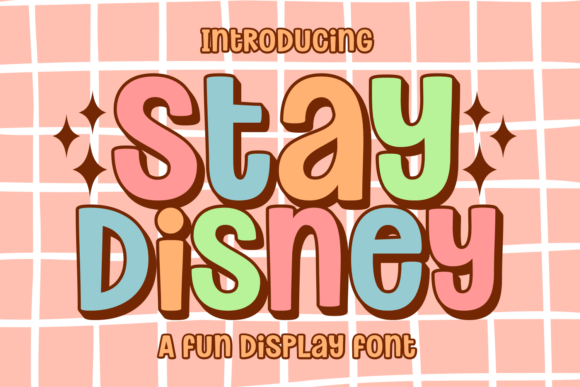 Stay Disney Font for Creative Projects