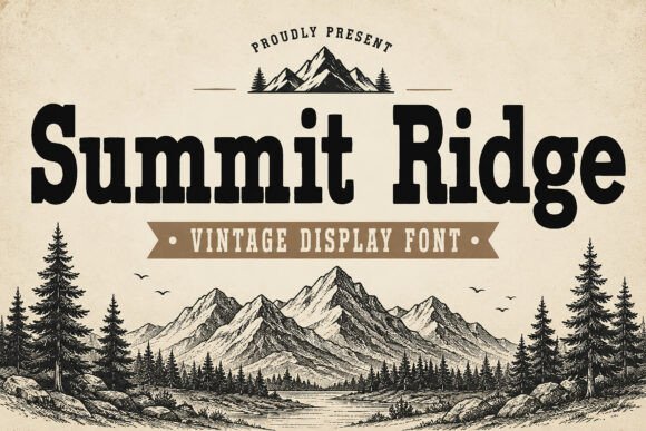 Summit Ridge Font for Creative Makers