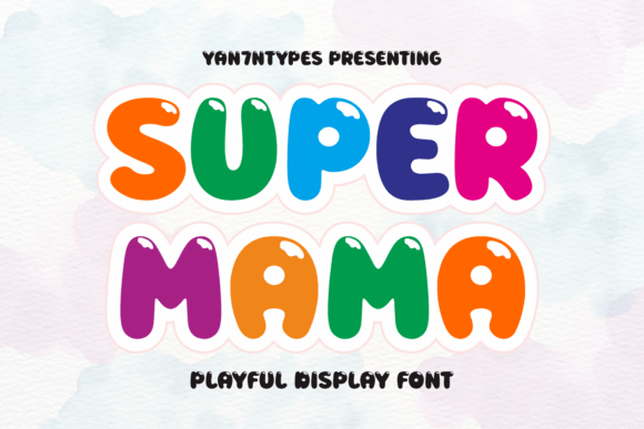 Super Mama Font for Creative Projects
