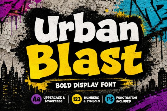 Urban Blast – Bold Display Font