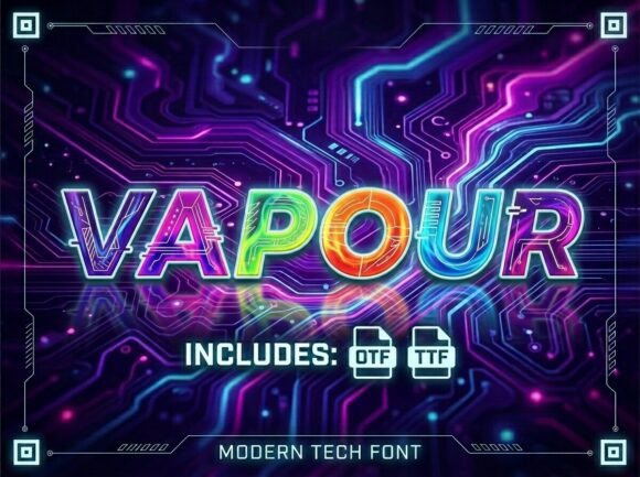 Vapour: A High-Octane Display Font