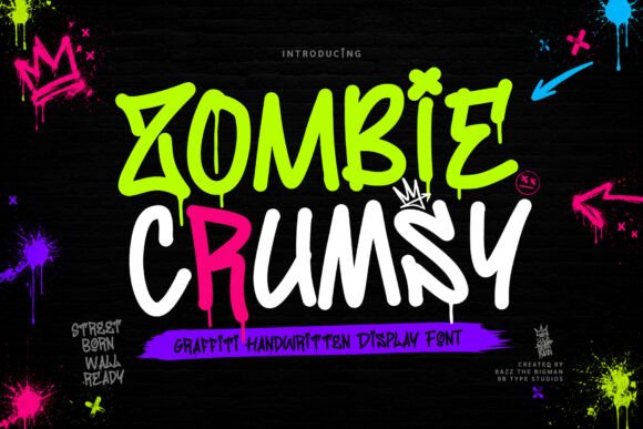 Zombie Crumsy Font